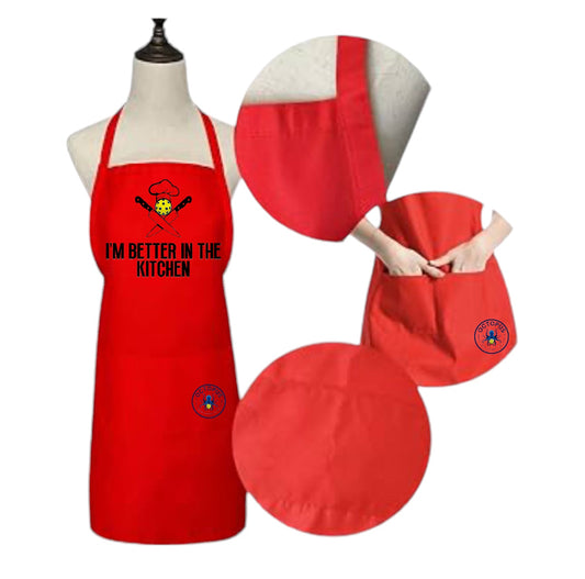 Pickleball Kitchen apron.